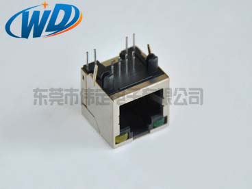 56系列 單口扁針RJ45 8P8C帶燈網(wǎng)絡接口